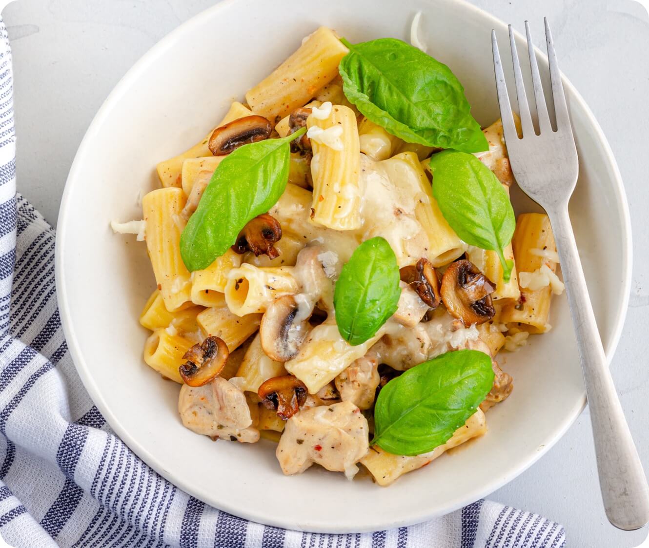 Mushroom & Chicken Rigatoni