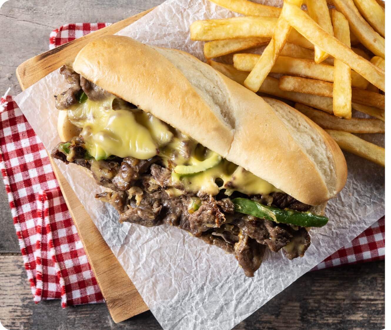 Philly Cheesesteak Sandwich