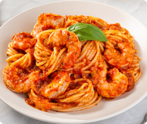 Shrimp Marinara with Pasta