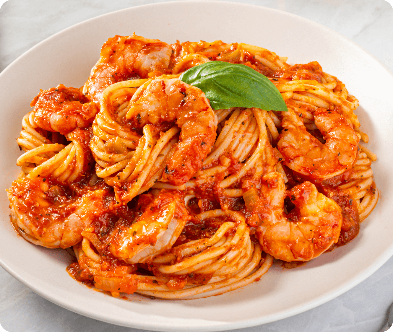 Shrimp Marinara with Pasta