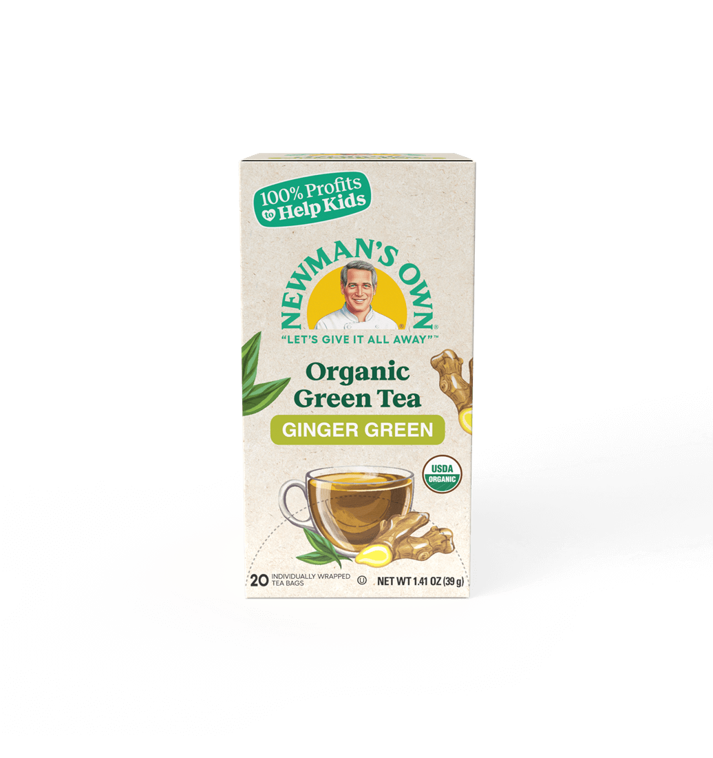 Newman's Own Organic Ginger Green Tea