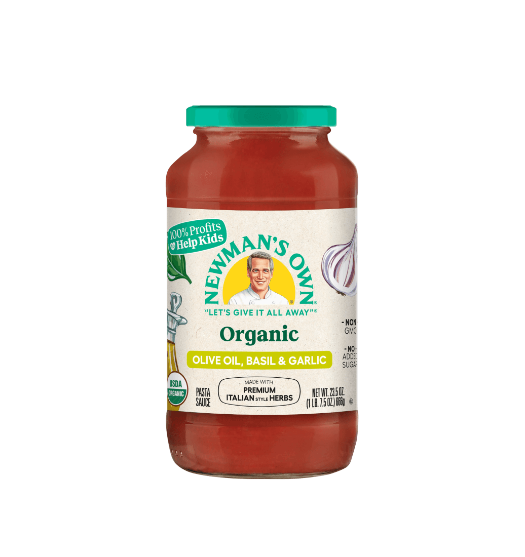 Organic Olive Oil, Basil & Garlic Sauce