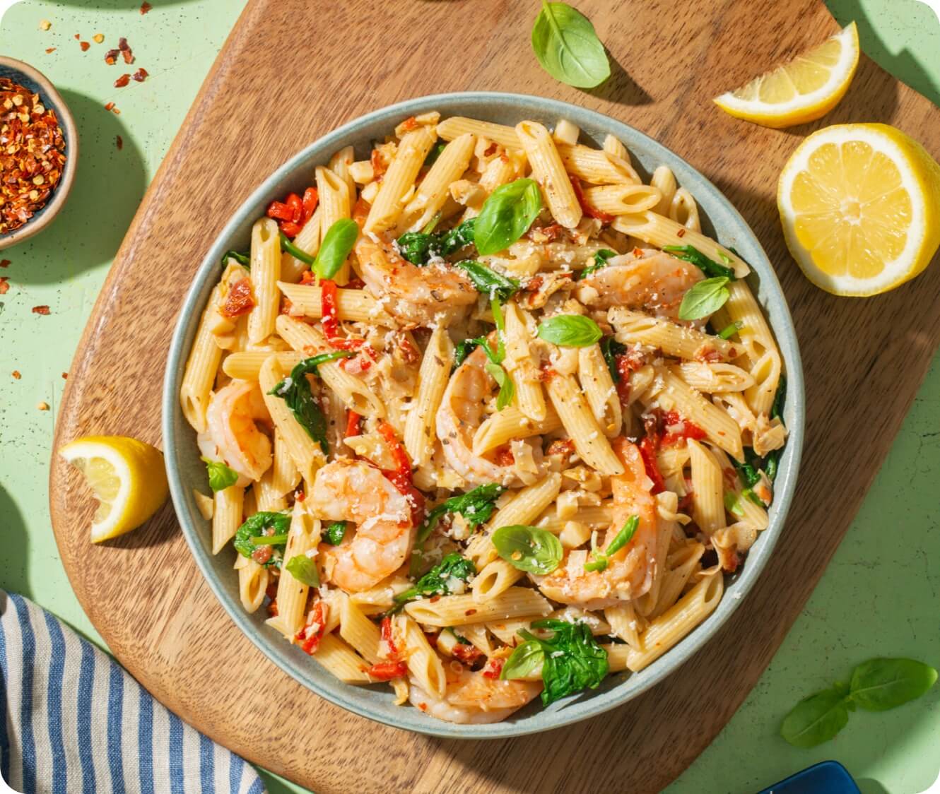 Tuscan Shrimp Penne