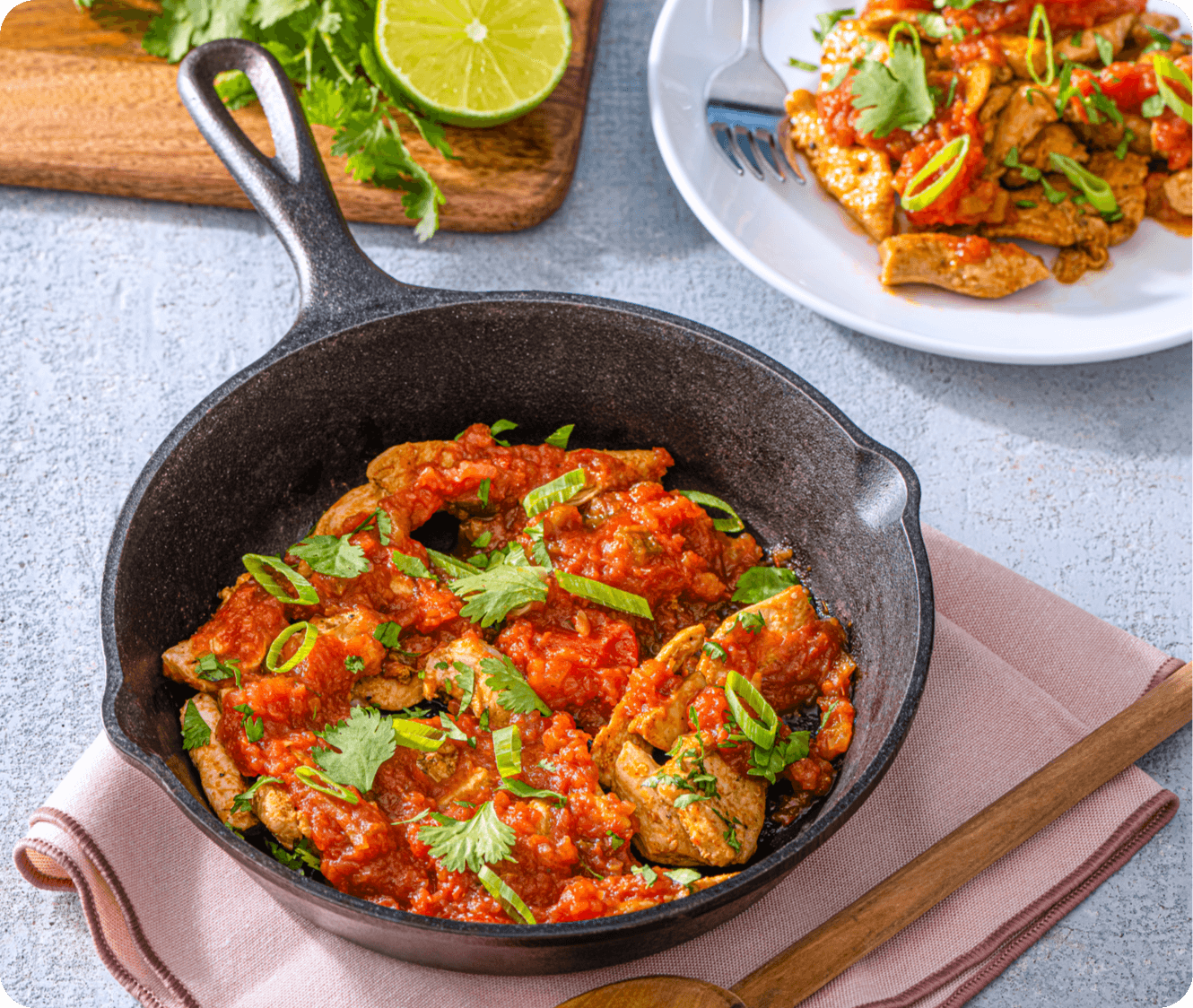 One Pan Peachy Keen Salsa Chicken